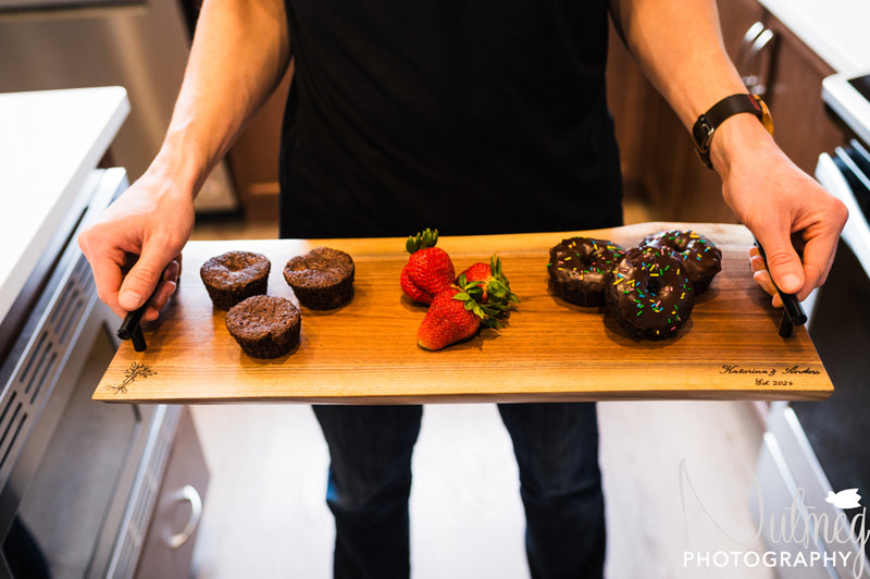 Walnut Charcuterie Serving Board