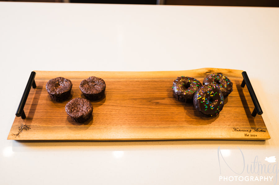 Walnut Charcuterie Serving Board