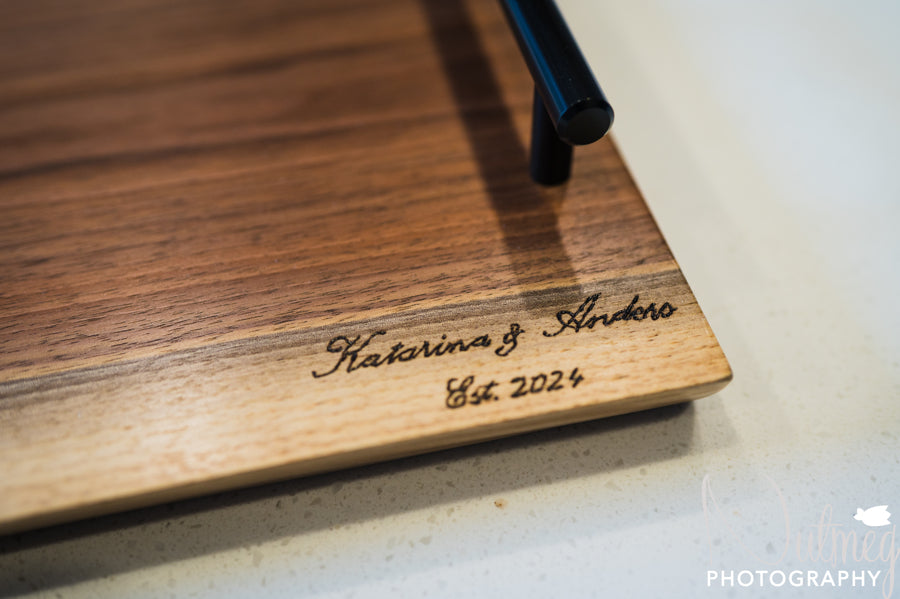 Walnut Charcuterie Serving Board