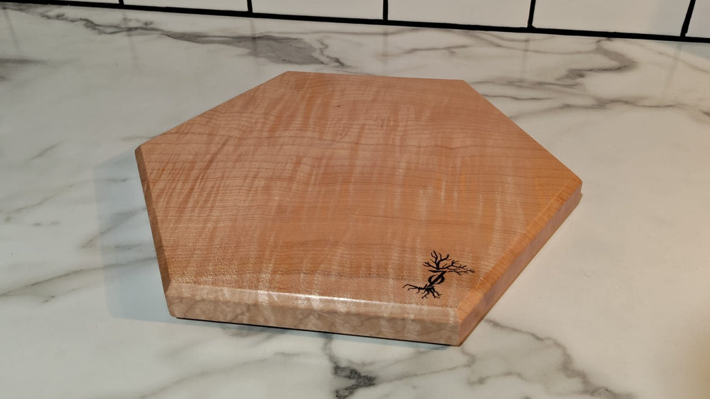 Maple Hexagon Charcuterie Board